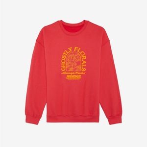 Lonely Ghost Ghostly Florals Crewneck